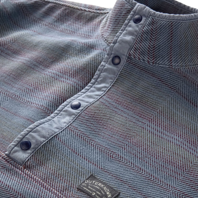 Blanket Snap Popover – French Blue Mojave Stripe