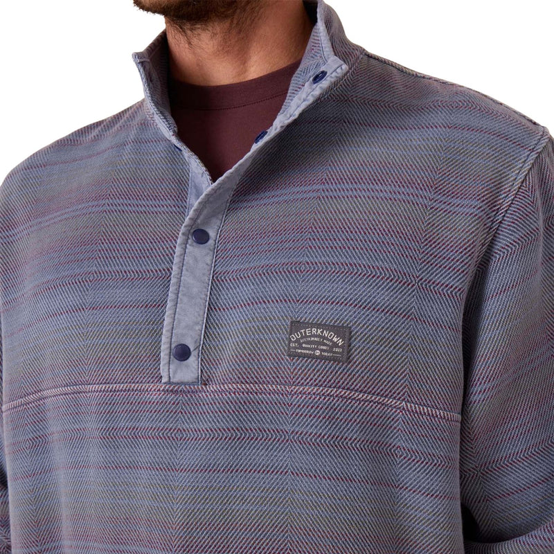 Blanket Snap Popover – French Blue Mojave Stripe