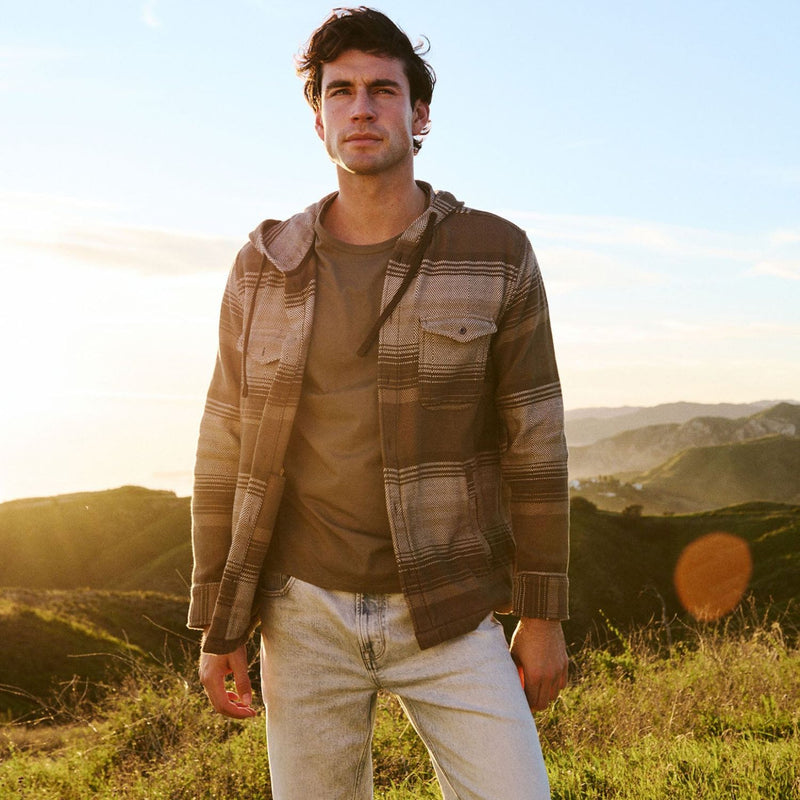 The Hooded Blanket Shirt – Beachwood Sonoran Stripe