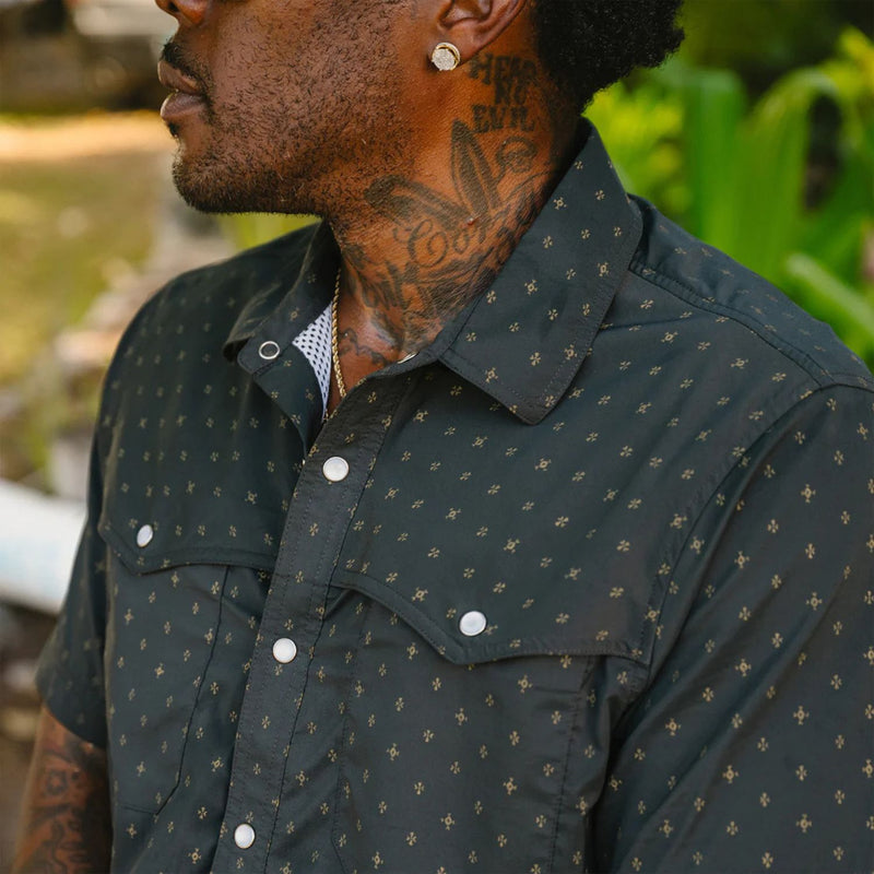 Open Country Tech Shirt - Supernovas – Antique Black