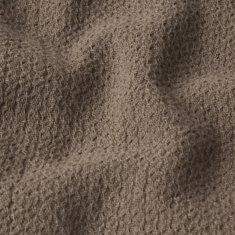 Open Weave S/S Shirt – WARM GRAY
