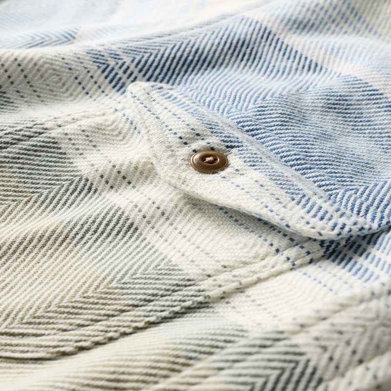 Blanket Shirt - Cool Water Sonoran Stripe - Rooster 