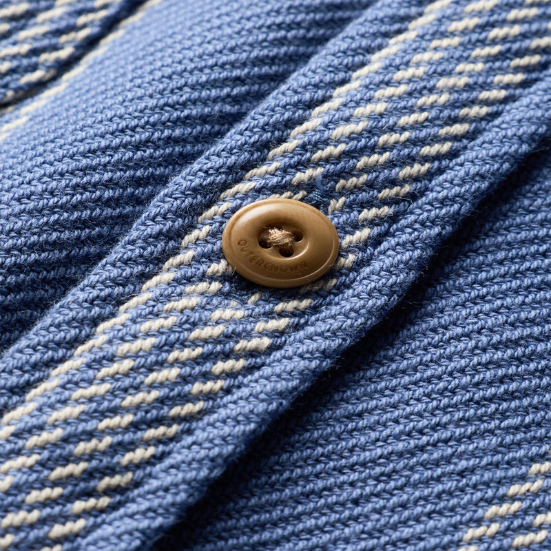 Blanket Shirt - Solimar Blue Skyline Stripe - Rooster 