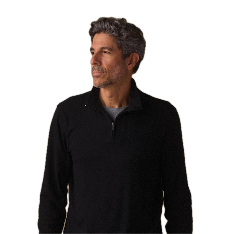 Puremeso Weekend Quarter Zip Black - Rooster Bus