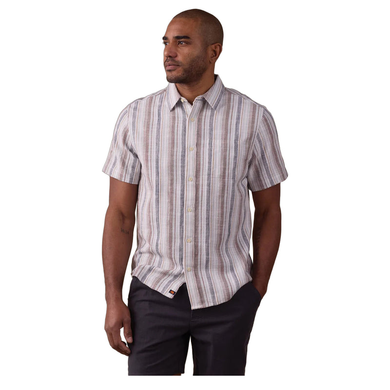 Freshwater Button Up Shirt – Misty Harbor Stripe