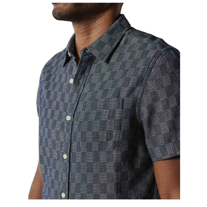 Freshwater Button Up Shirt – Summer Navy Check