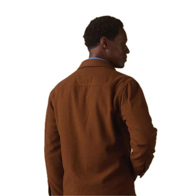 Brightside Flannel Lined Workwear Jacket Russet - Rooster Bus