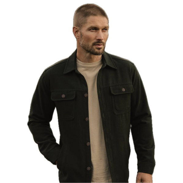 Brightside Flannel Lined Workwear Jacket Green - Rooster Bus