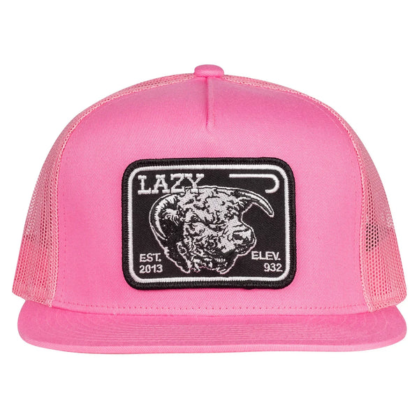 Pink & Black Elevation Trucker - Rooster 