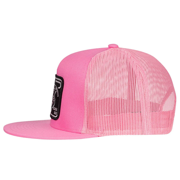 Pink & Black Elevation Trucker - Rooster 