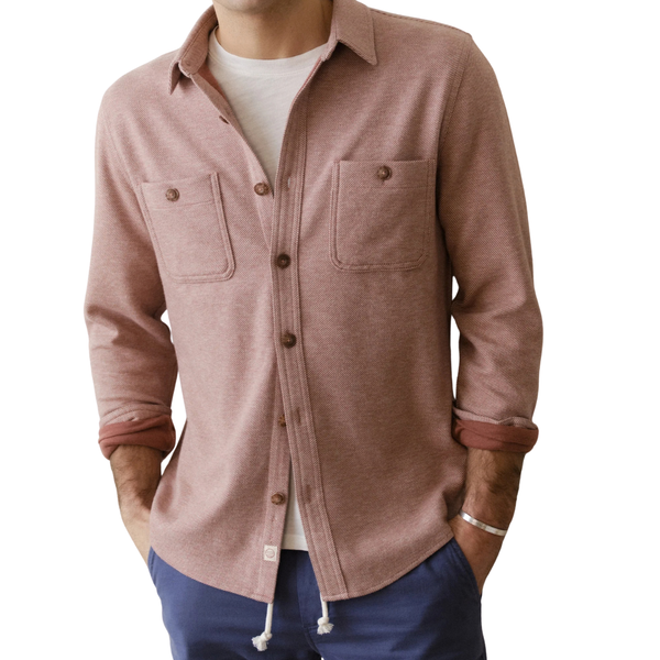 Pacifica Stretch Twill Overshirt - Rooster 