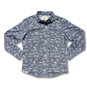 Paniolo Long Sleeve Shirt - Rooster 