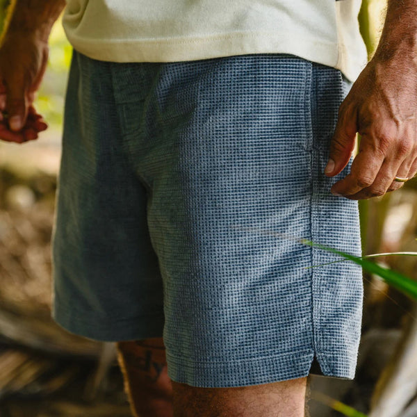 Pressure Drop Cord Shorts - Grid - Rooster 
