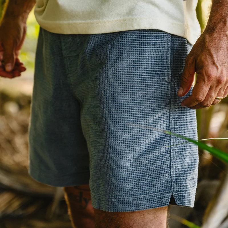Pressure Drop Cord Shorts - Grid – Blue Mirage
