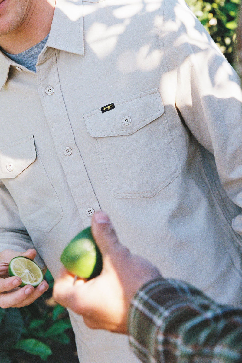 Calico Flannel Solid – Cement