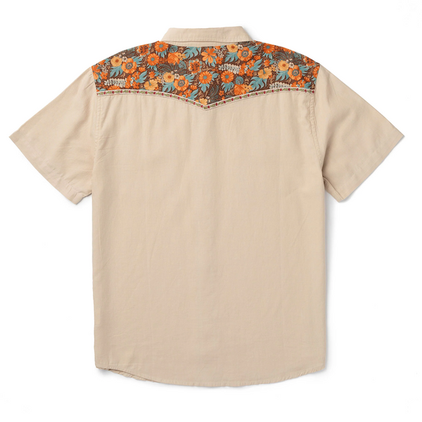 Amarillo S/S Shirt Flora Snap - Rooster 