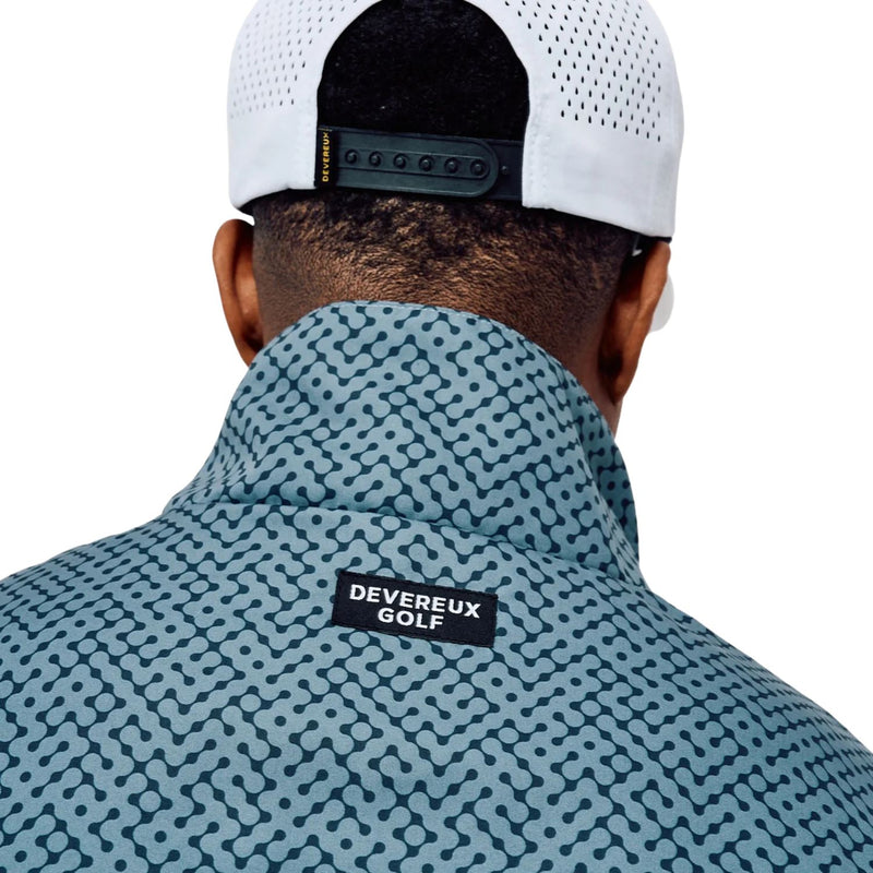 Pullover Piped QTR Zip – Western Sky Blue