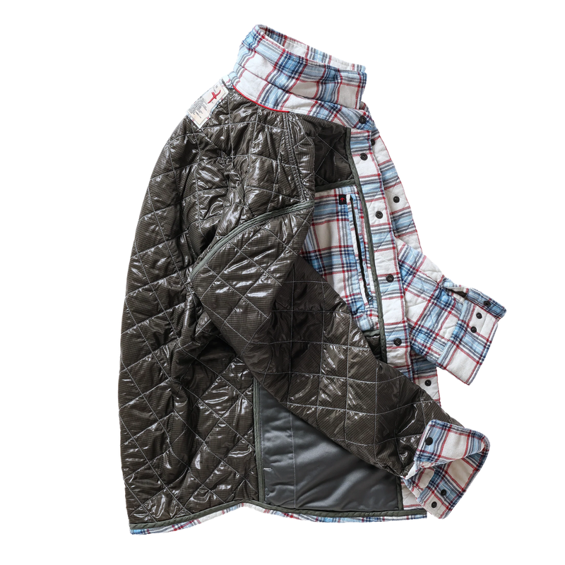 Qltd Flannel Shirtjacket - Rooster 