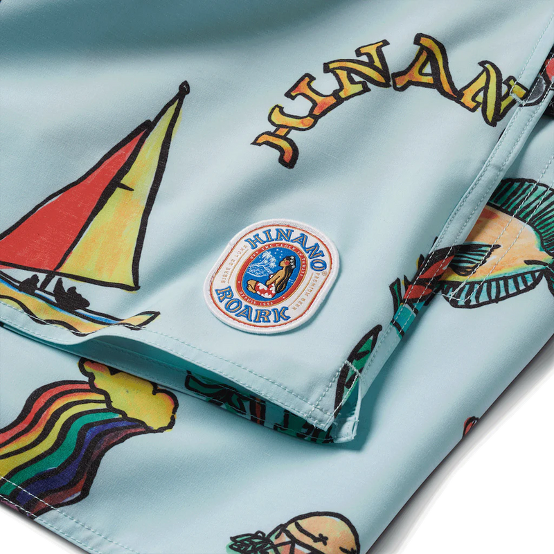Shorey Boardshorts 16" – Hinano Luau Light Blue