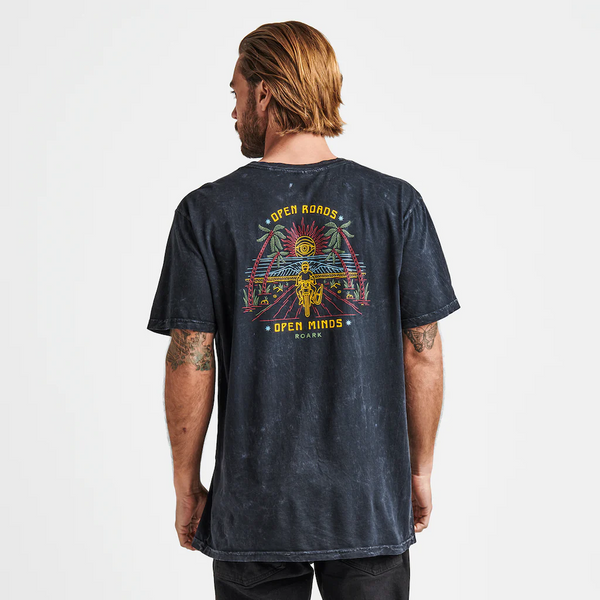 Open Roads Mineral Wash Premium Tee - Rooster 