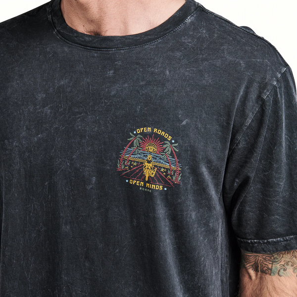 Open Roads Mineral Wash Premium Tee - Rooster 