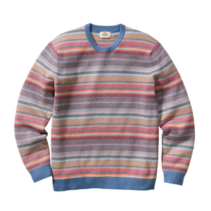 Reed Jacquard Sweater Baja Multi Stripe - Rooster 