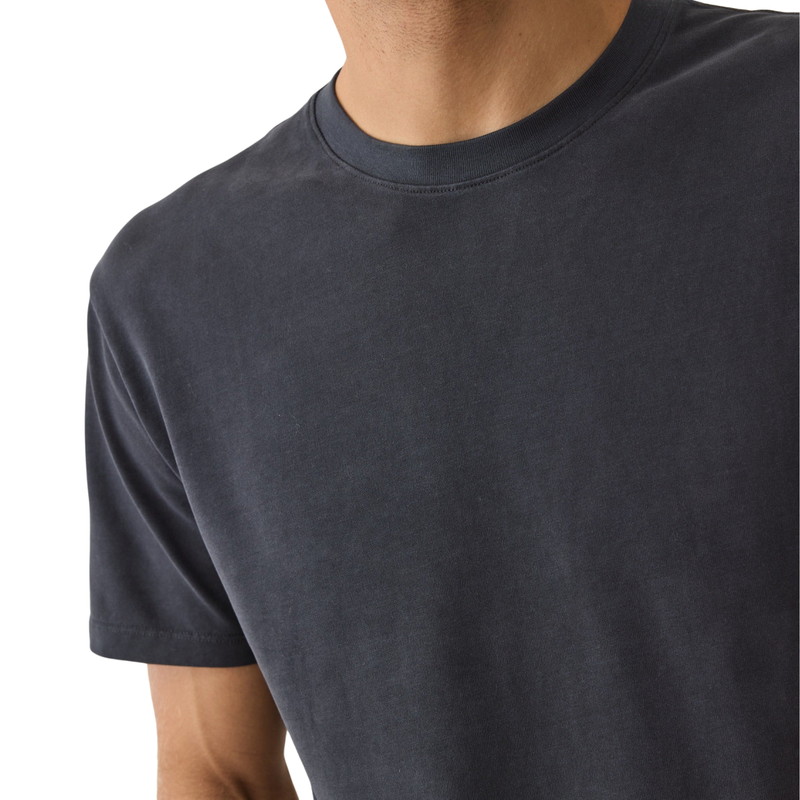 Relaxed Cloud 9 Sueded Jersey Tee – Black