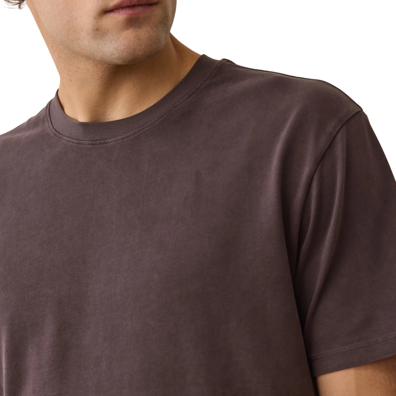 Relaxed Cloud 9 Sueded Jersey Tee – Coffee