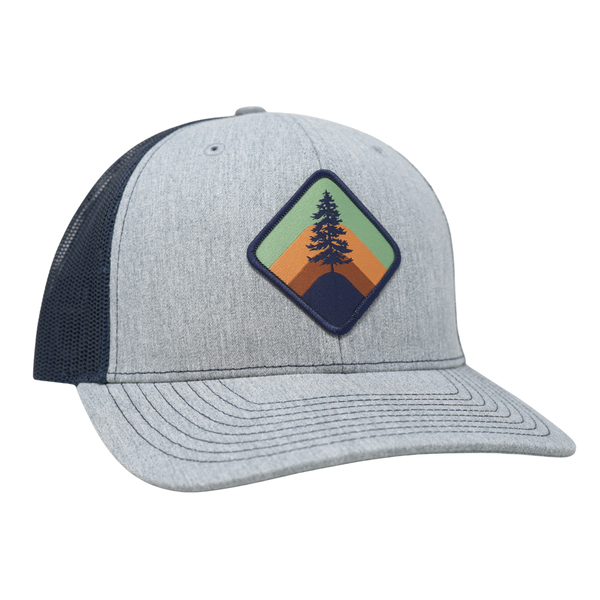 Retro Pine Heather Grey/ Navy - Rooster 
