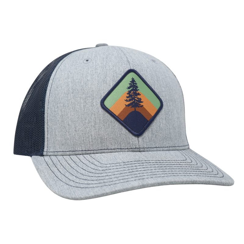 Retro Pine Heather Grey/ Navy - Rooster 