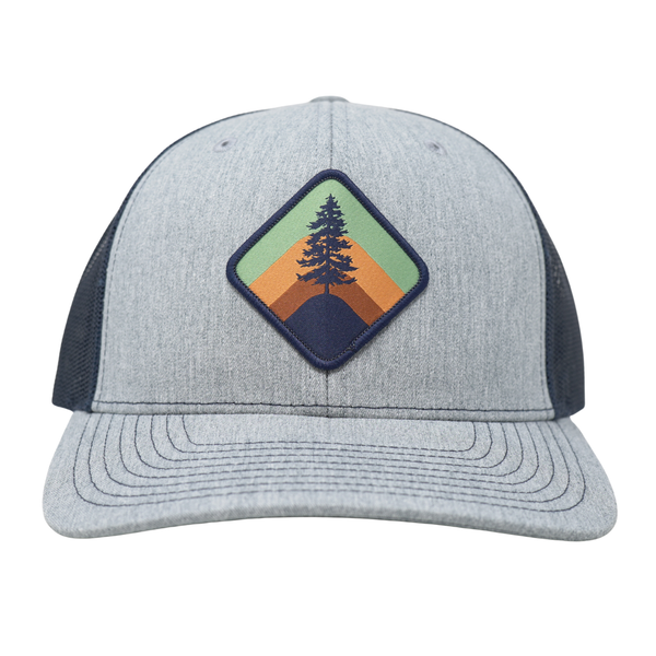 Retro Pine Heather Grey/ Navy - Rooster 