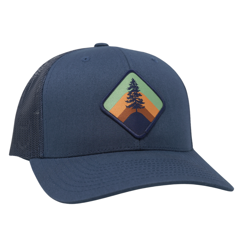 Retro Pine Navy/Navy Trucker - Rooster 