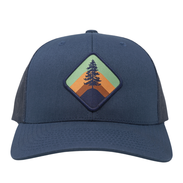 Retro Pine Navy/Navy Trucker - Rooster 