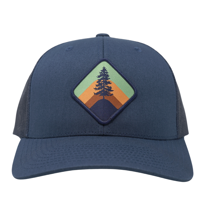 Retro Pine Navy/Navy Trucker - Rooster 