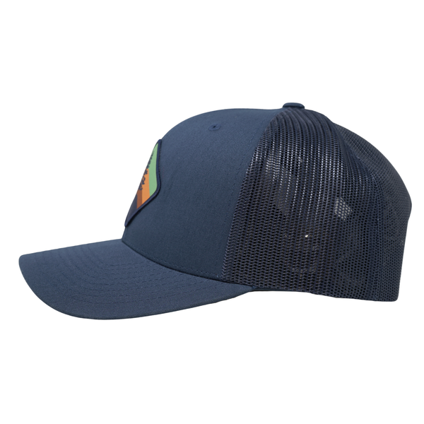 Retro Pine Navy/Navy Trucker - Rooster 