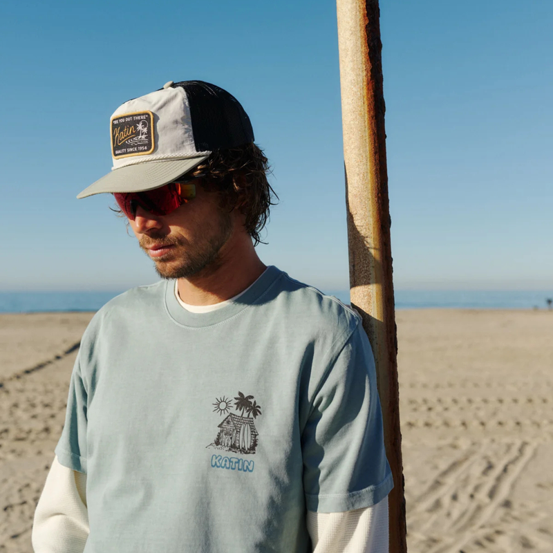 Ripple Trucker Hat – Sea Gray