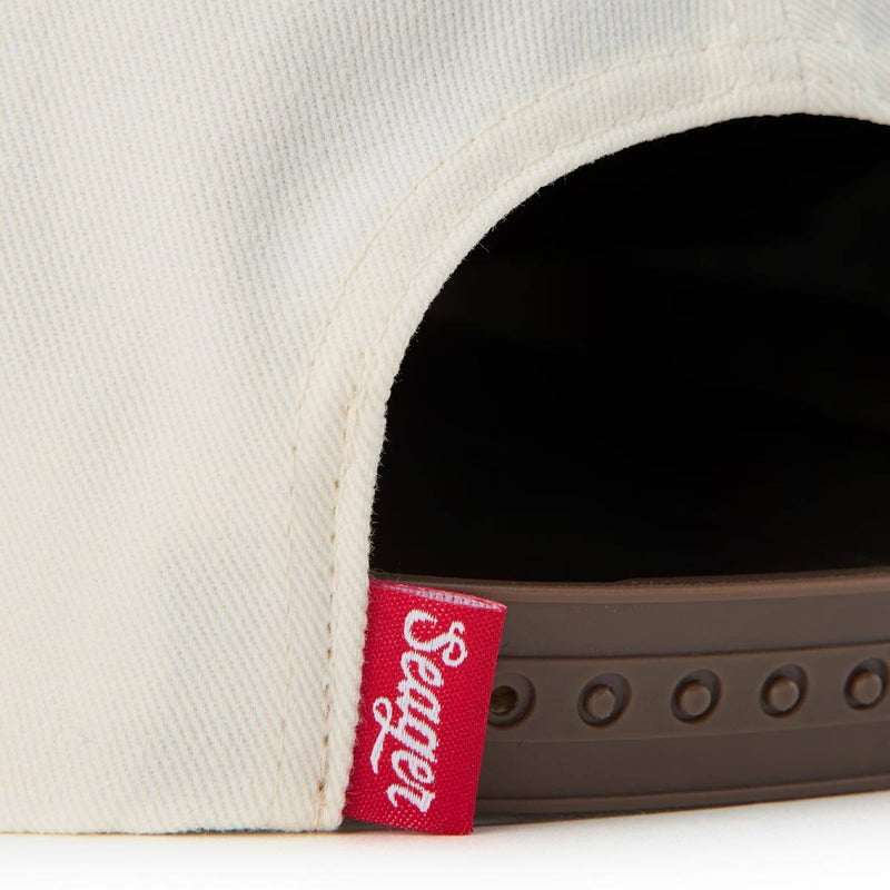 Rodeo Snapback – Cream/Brown