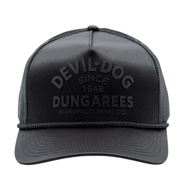 Roped Golf Hat - Black - Rooster 