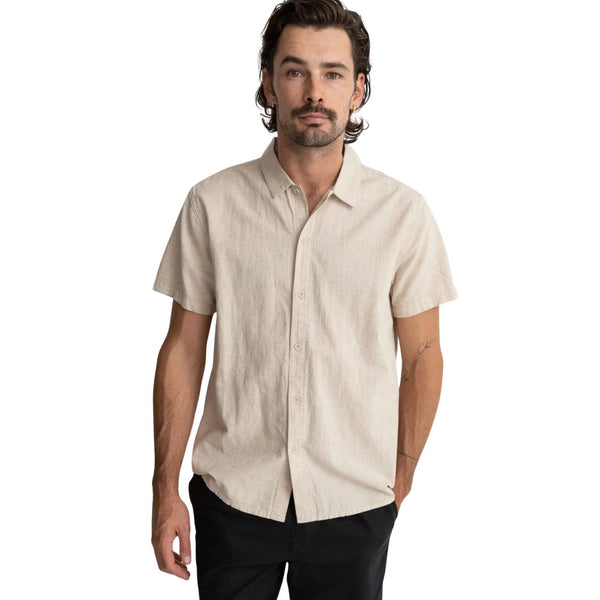 Classic Linen SS Shirt - Rooster 