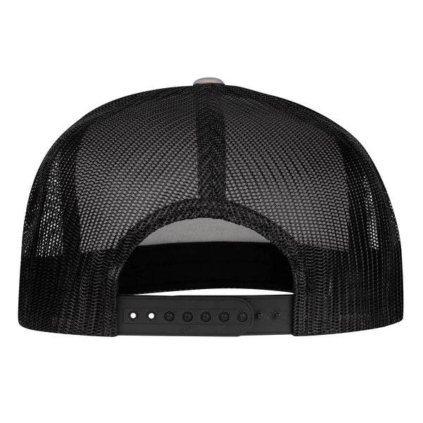 Silver Grey & Black Serape Elevation Trucker - Rooster 