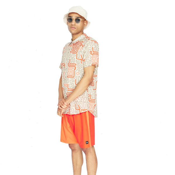 Mora S/S Woven Shirt - Rooster 