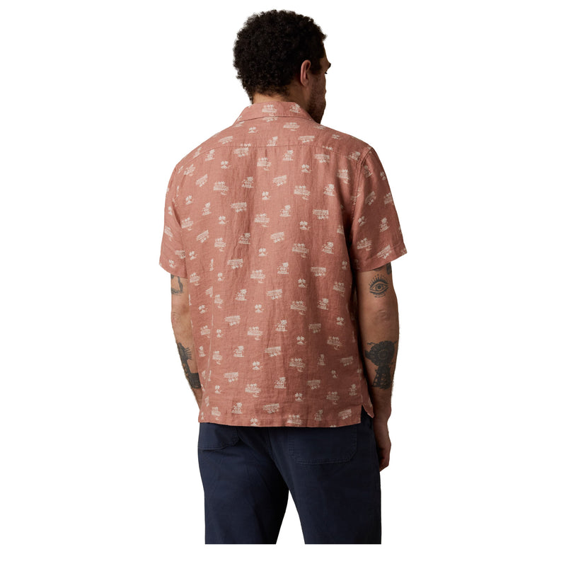 Ss Palma Linen Camp Shirt – DLA