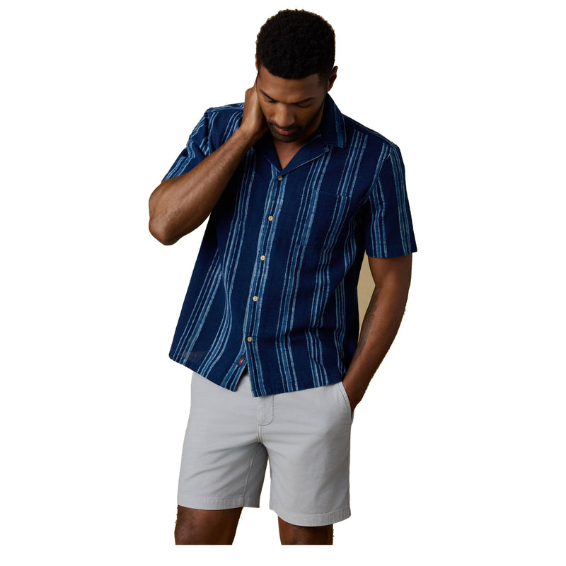 Ss Indigo Camp Shirt – NBB