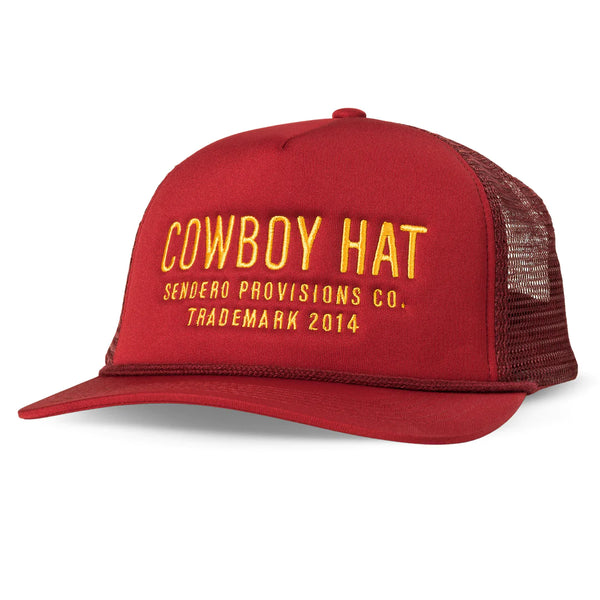 Cowboy Hat Burgundy - Rooster 