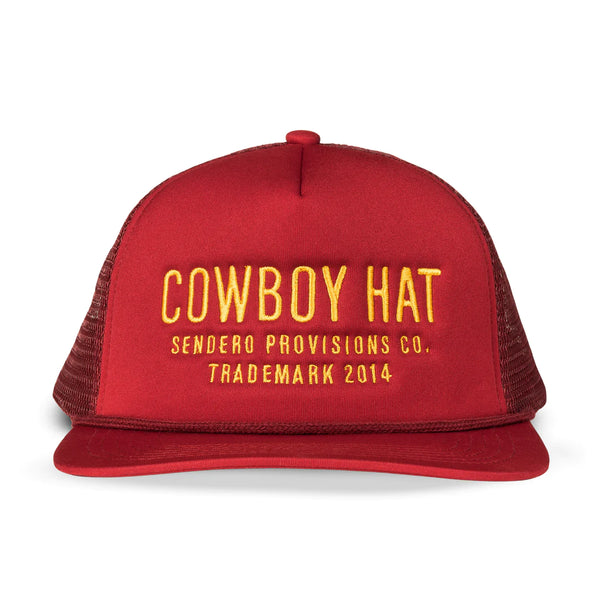 Cowboy Hat Burgundy - Rooster 