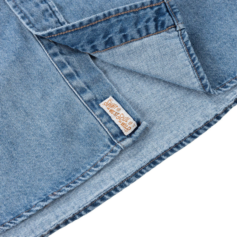 The Wyatt Pearl Snap – Vintage Denim