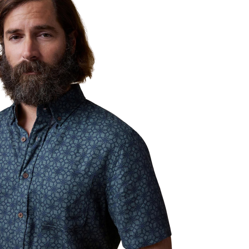 SS Breeze Shirt – Spruce Lotus Tile