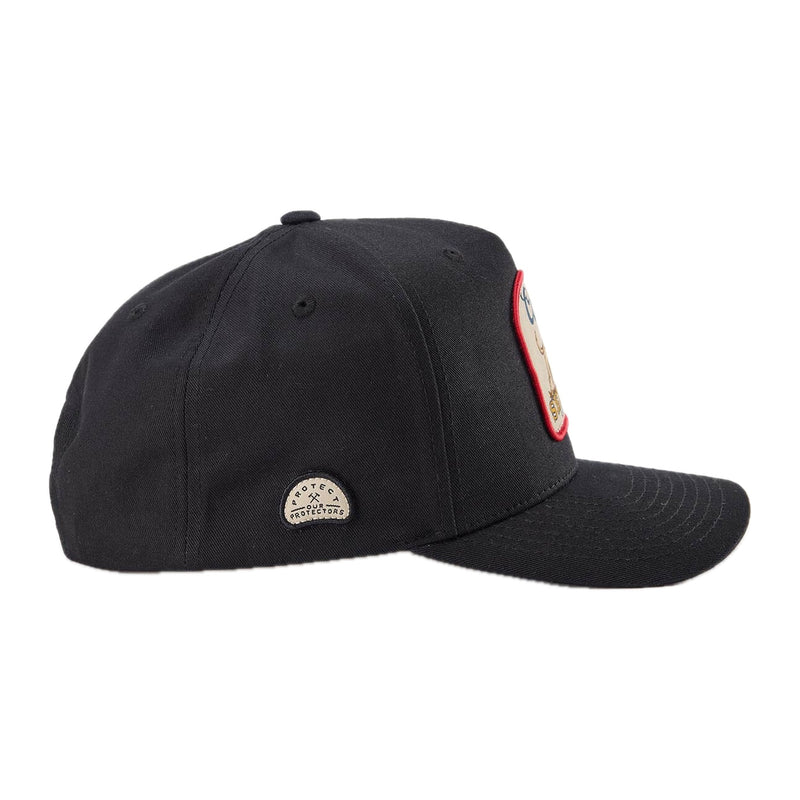 Fire Dog Snapback Black - Rooster Bus