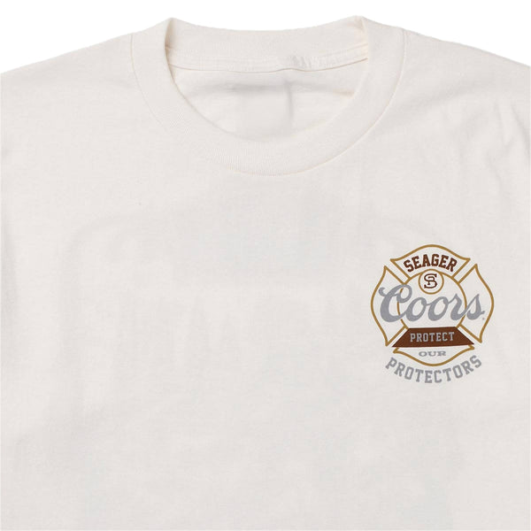 Forest Line Tee Vintage White - Rooster Bus