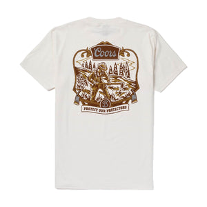 Forest Line Tee Vintage White - Rooster Bus